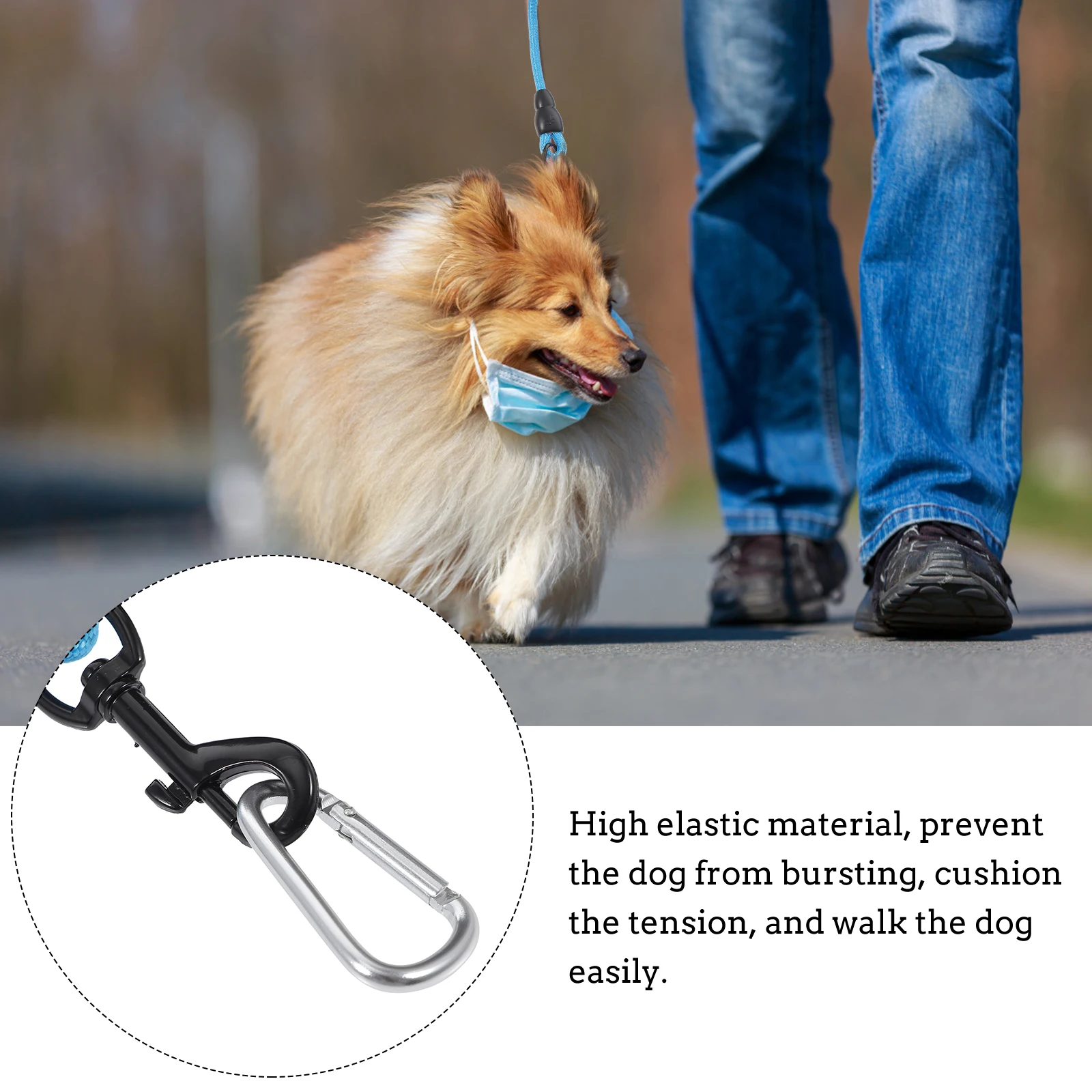 

3pcs 5 Meter Dog Leash Heavy Duty Nylon Pet Rope Belt for Large Dogs Outdoor Walking Training Comfort Handle Strong