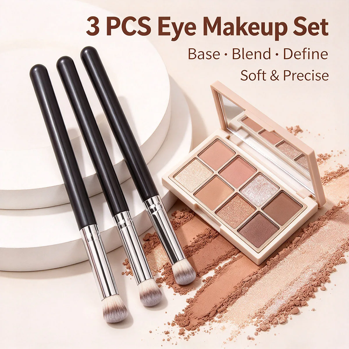 Concealer Brush, Dark Circles, Tear Troughs, Precision Concealer Brush, Flat Head Concealer Brush