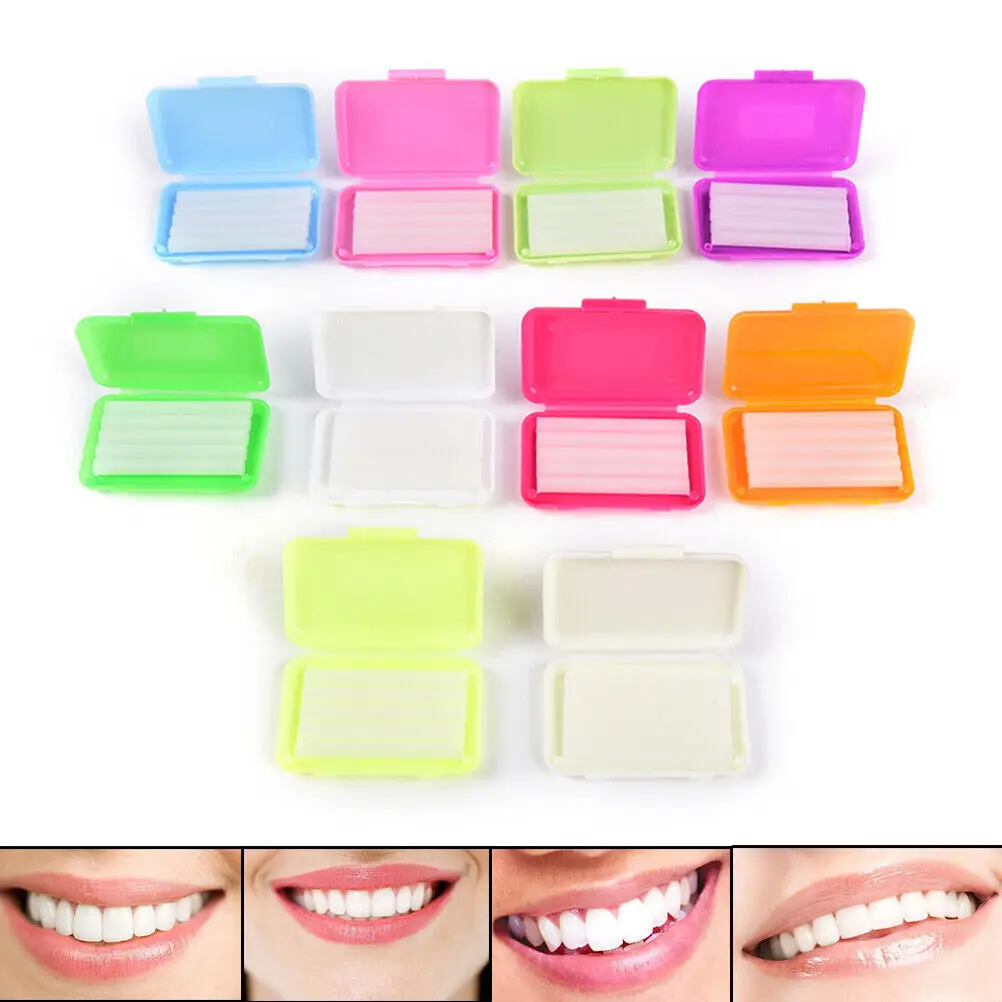 Orthodontie dentaire au parfum de fruit, ortho avertir pour les accolades, irritation des gencives, 1 paquet, 5 pièces