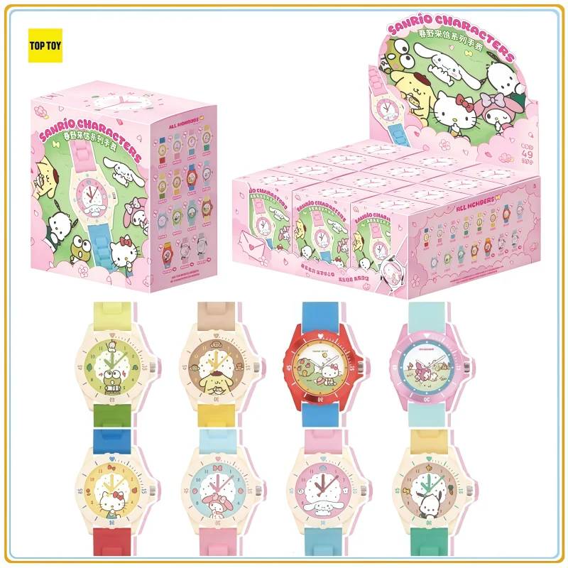 

In Stock Original Sanrio HelloKitty Letter From Haruno Watch Series Blind Box Anime Character Model Collection Toys Gifts