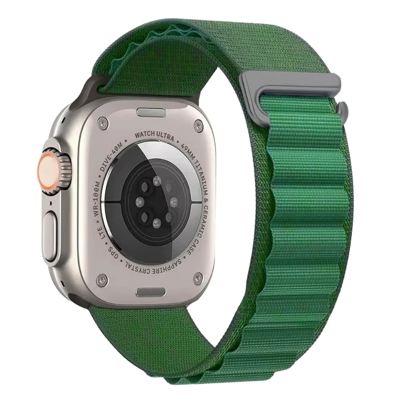 Alpine Strap for Apple Watch Ultra/3 11 10 9 8 7 Band 46mm 49mm 45mm 41mm Nylon Sports Bracelet IWatch 6 5 4 3 SE 44mm 40mm 42mm