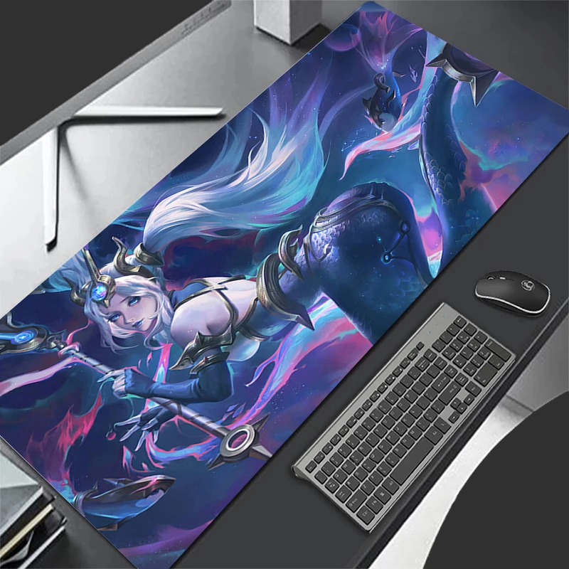 

League of Legends Nami Keyboard Pad PC Gaming Accessories Mouse Pad Game Cabinet Desk Mat Kawaii Sexy Anime Girl Mousepad Carpet