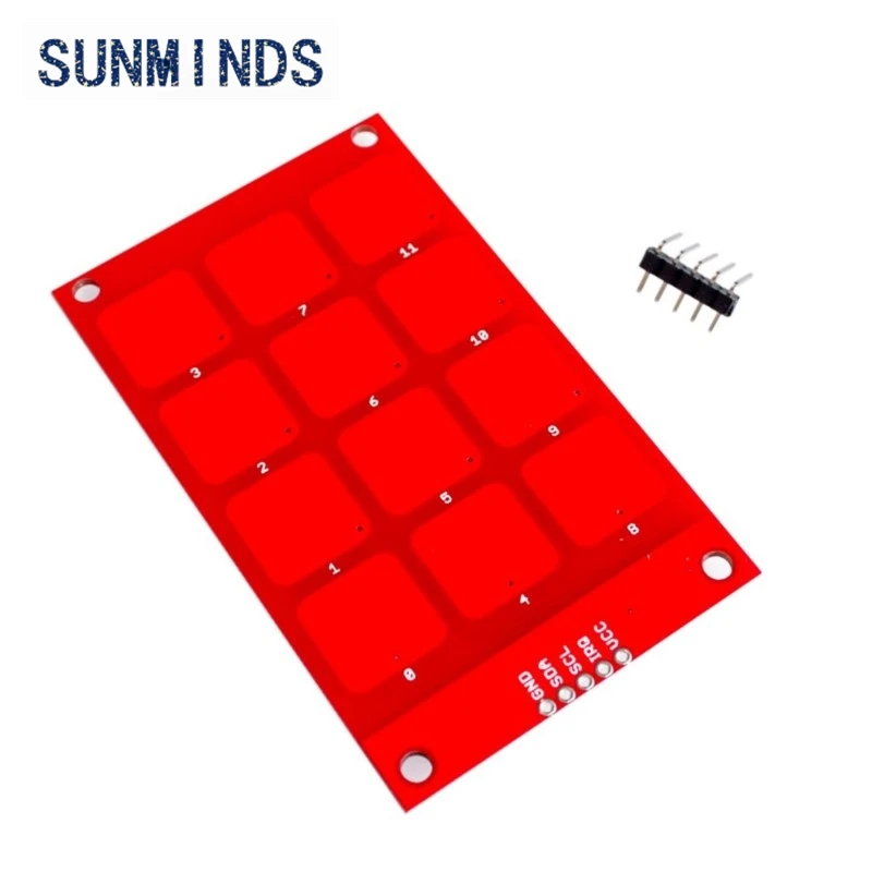 MPR121 Breakout V12 Capacitive Touch Sensor Controller Module I2C Interface keyboard Development Board for arduino