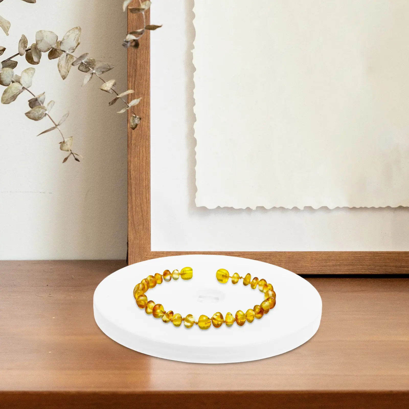 Acrylic 360° Rotating Display Stand for Jewelry, Cosmetics, Cakes, Kitchen & Pantry Decor