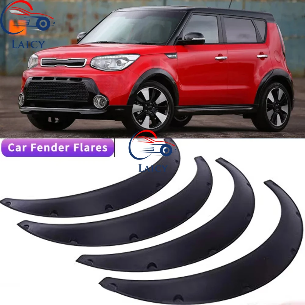 LAICY для Kia Soul 2010-2023, автомобильная колесная арка, крыло, расширители, брызговик, сверхширокий комплект колес, автозапчасти