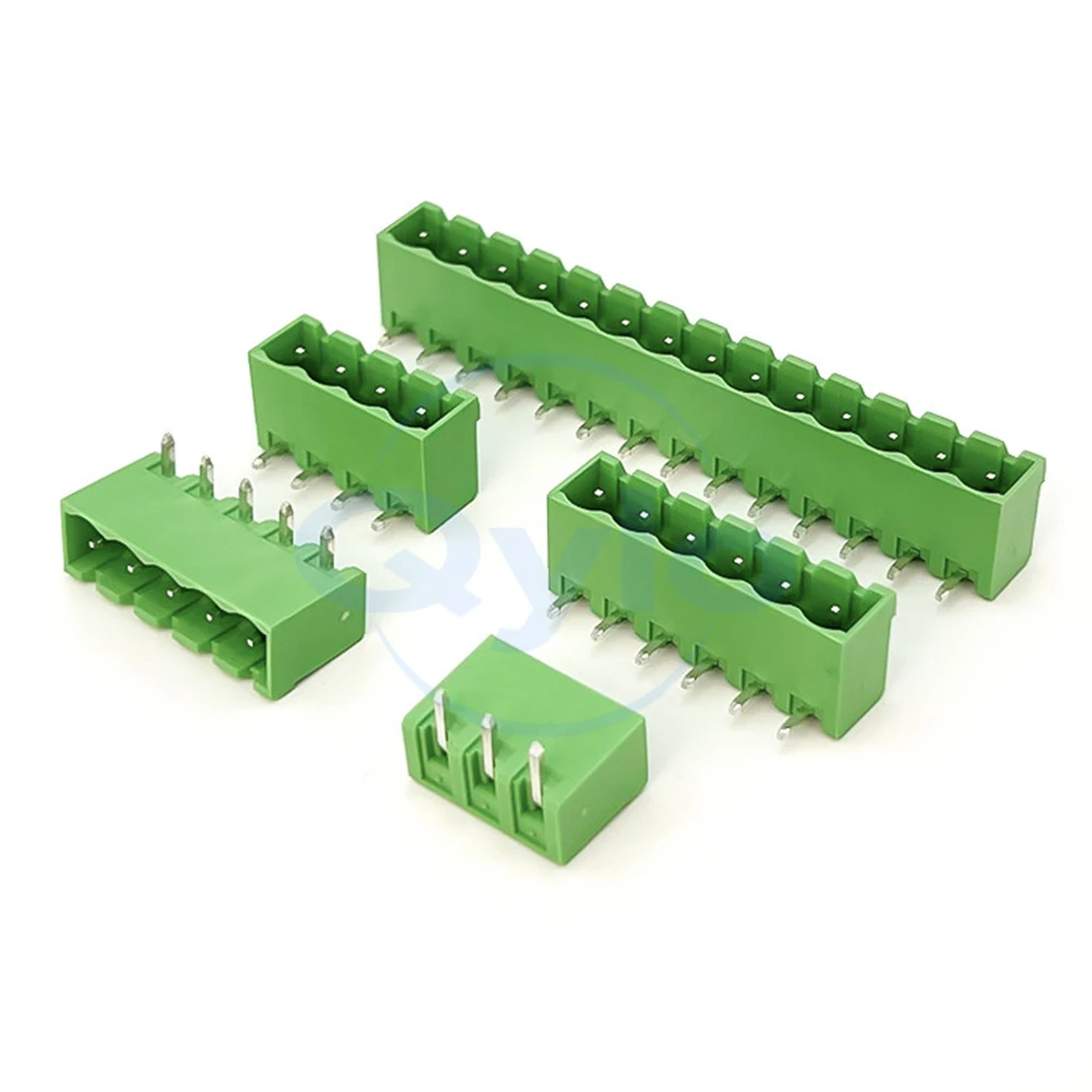 (1 pcs) KF 2EDGRC 5.08MM Plug-in Terminal Block 15EDGR DG2EDGRC Sealed Angled Pin Socket 5.08 2~24P
