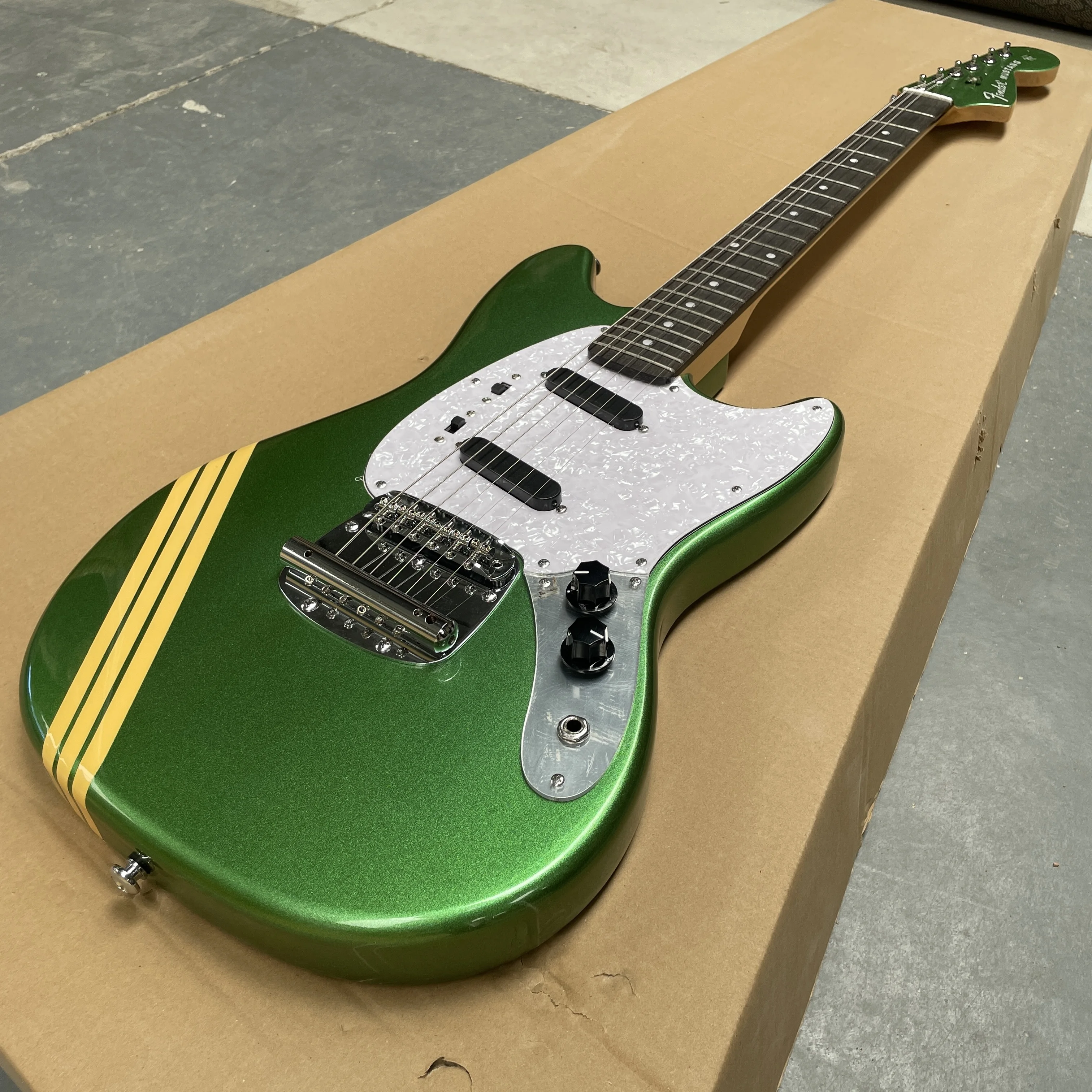 Guitare électrique verte en mé - Electric Guitar Beginner avis et prix