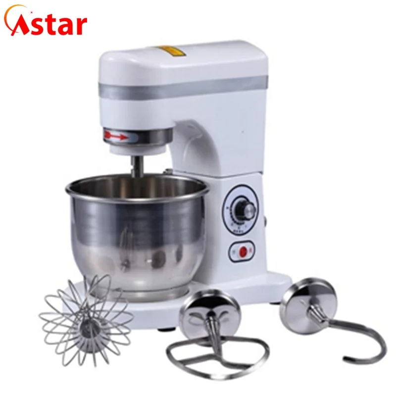 Top 1 multifunction industrial kitchen food stand egg cream mixer 5L planetary cake mixers