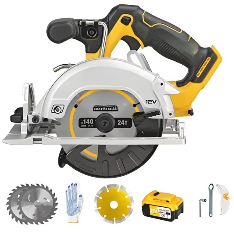 

High-performance industrial-grade and 18-inch cordless circular saw, battery-powered for wood and metal/plastic cutting