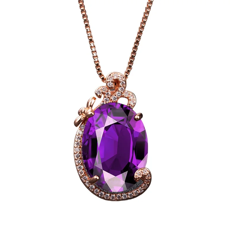 

18k Yellow Gold Pendant Necklace for Women Love Heart Clavicle Chain Gold Necklace Valentine's Day Fine Jewelry Gift