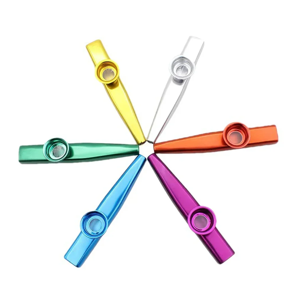 Metal Kazoo Lichtgewicht Draagbaar Voor Beginner Fluit Instrument Muziekliefhebbers Houtblazers Instrument Eenvoudig Ontwerp Lichtgewicht Kazoo