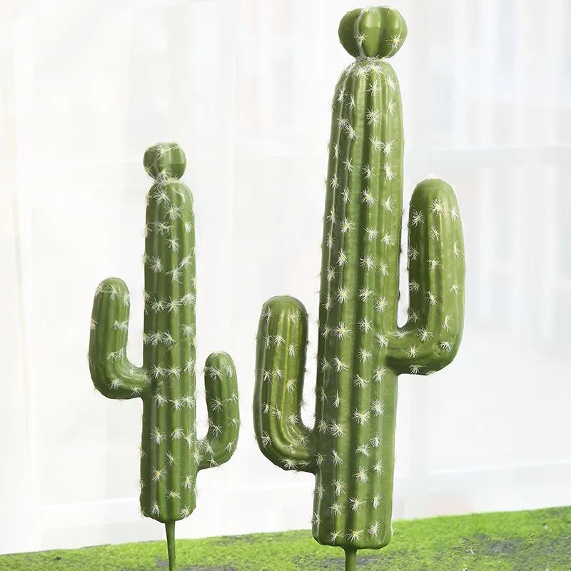 Large Artificial Cactus Fake Flower Succulents Window Garden Decoration DIY Art Beautification Hotel Living Room Party Home Deco