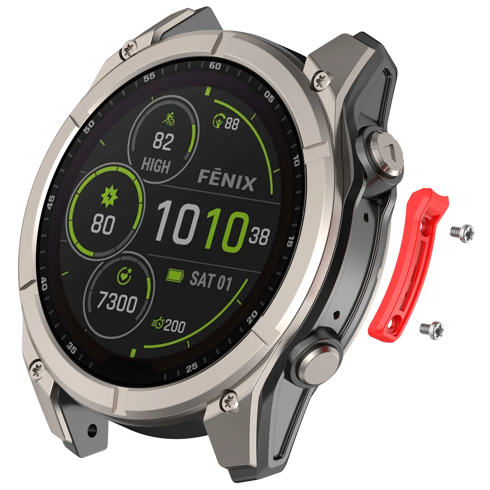Metal Bumper Guard, Anti-Collision Frame Strip For Garmin Fenix 8 AMOLED/SOLAR 47mm 51mm/Quatix 8/Tactix 8 Watch Accessories image 4