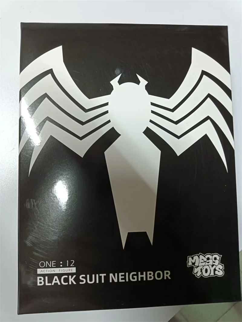 NUEVO Mess Toys Venom Lethal Neighbor Spider-Man Symbiotic Black Suit Messtoys Figura De Acción De Spiderman Modelo Anime Regalo - view 5