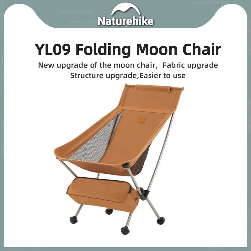 

Naturehike YL09 Moon Chair Outdoor Portable Lightweight Leisure Chair Travel Picnic Folding Chair Wear-resistant Camping Chairs