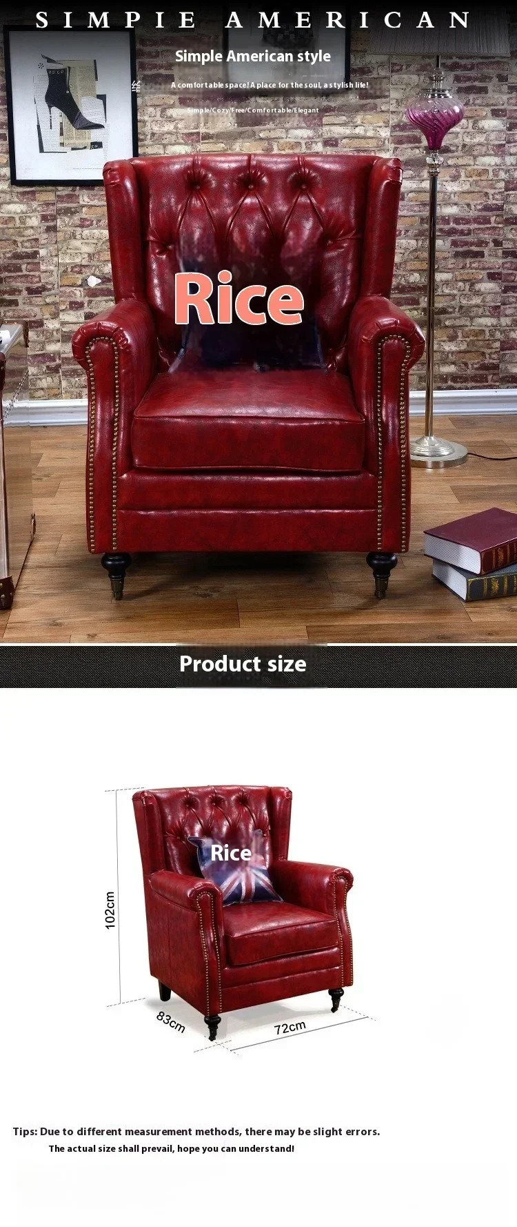 Leather Chesterfiel…