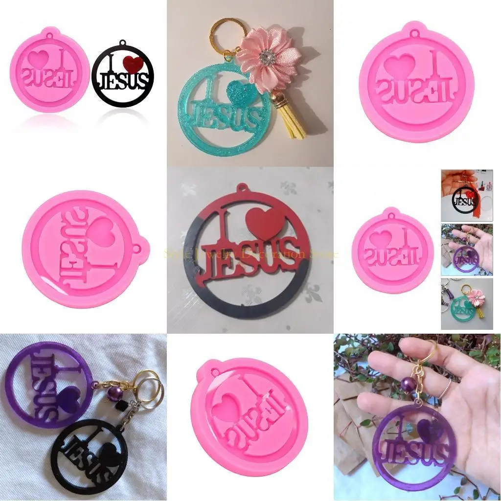 

D46E Силиконовая плесень Иисуса Христианская Кемен