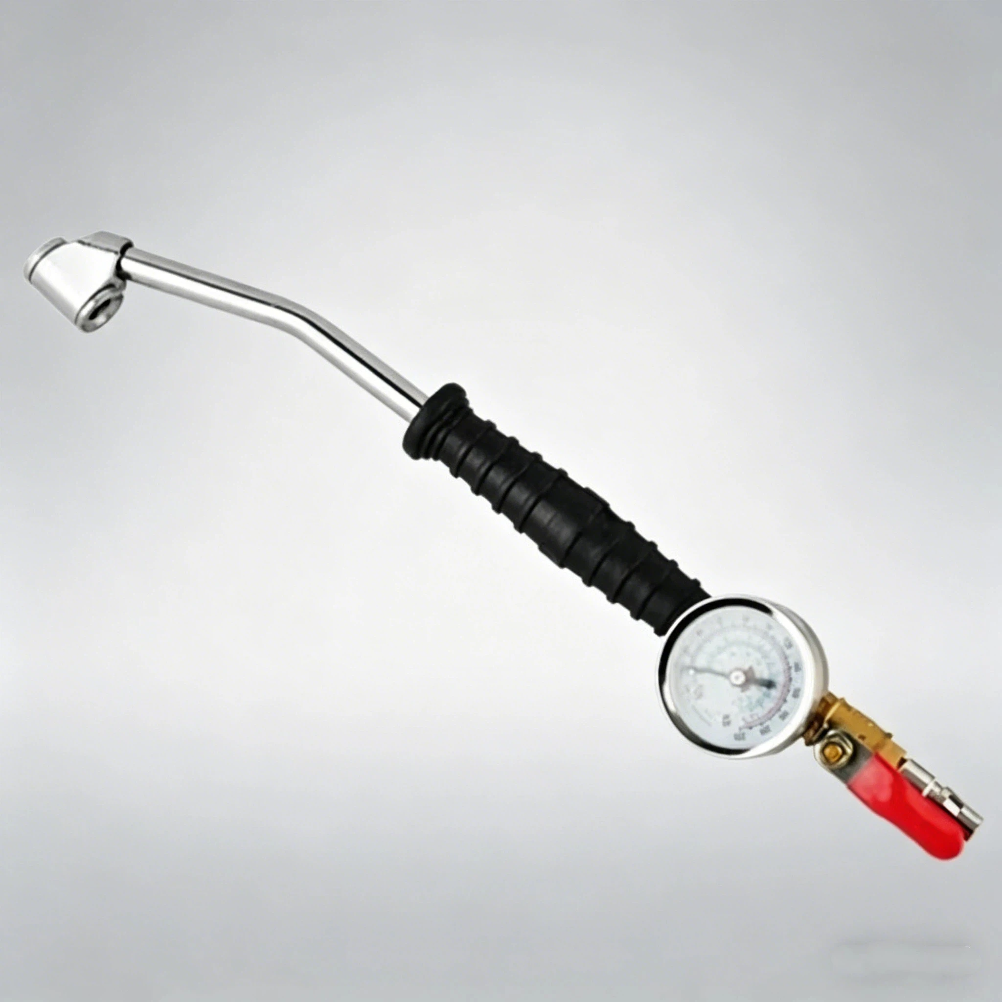 Inflador de Pneus para Carro, Van e Bicicleta, Calibrador de Pressão, Peças Automotivas, 220PSI, Medidor de Pressão de Pneus, Compressor com Válvula