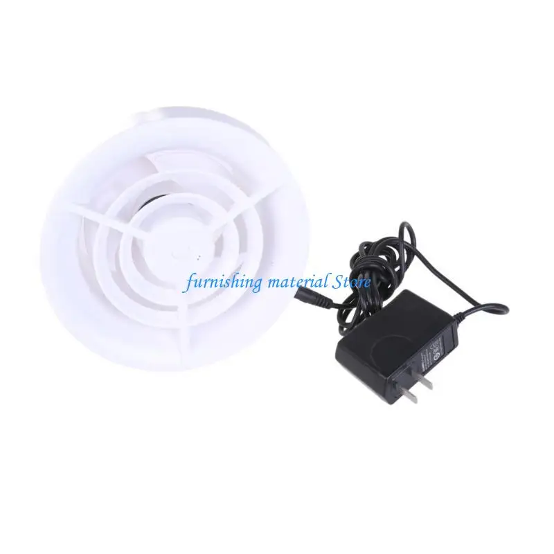 Y5GD DC12V 3W مروحة العادم قوية وهادئة مناسبة 100-240 فولت لإعدادات مختلفة 15.5 سم / 6 بوصة القطر