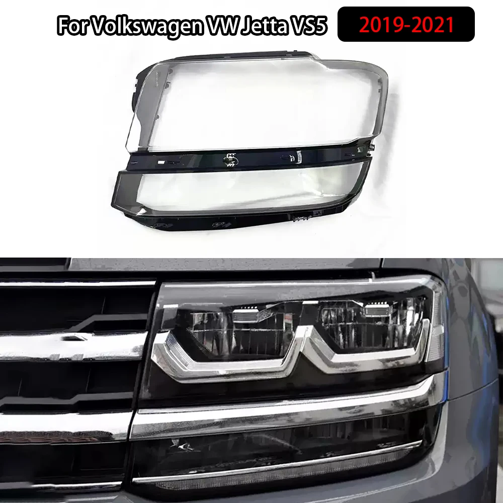 For Volkswagen VW Teramont 2017-2020 Car Front Headlight Cover Lens Glass Headlamps Transparent Lampshad Lamp Shell Masks