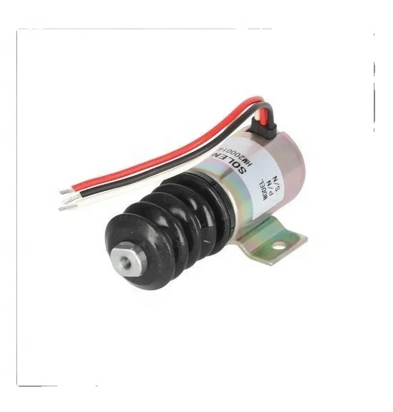 Fuel Shutoff Solenoid AT115077 for John Deere Excavator 690D