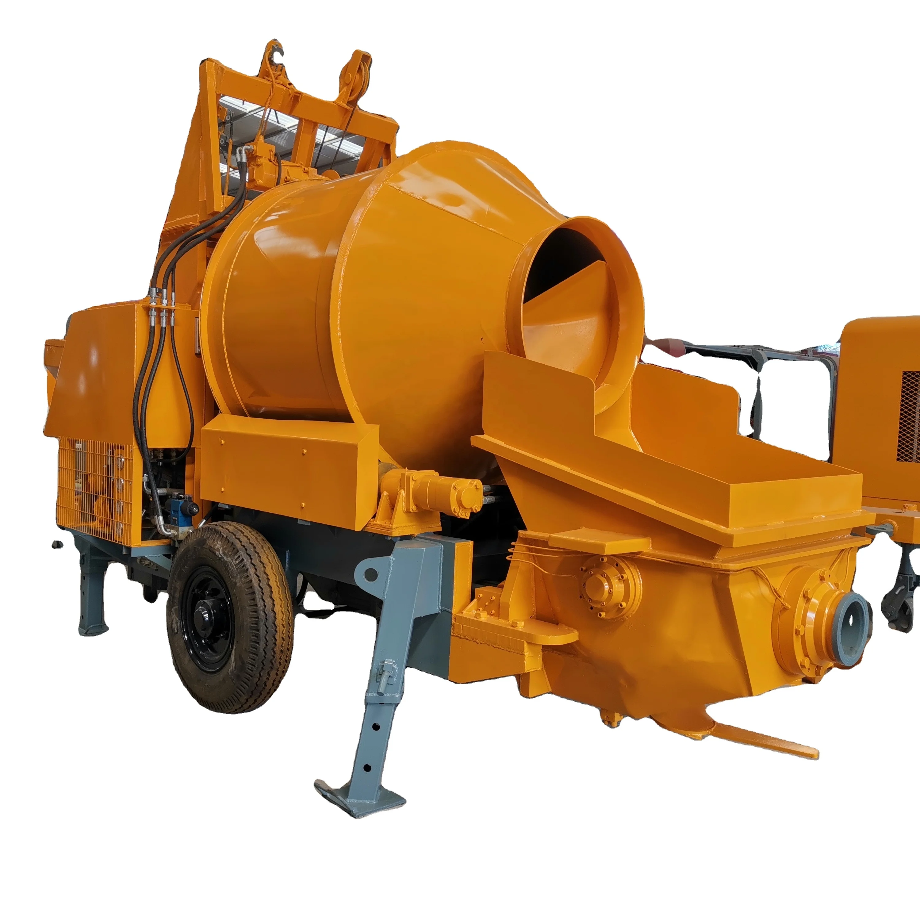 Great Factory Price MINLE Diesel Portable Concrete Mixer Pump Engine 20-40M³/h Large Capacity 500 M Vertical Reach EPA Engine