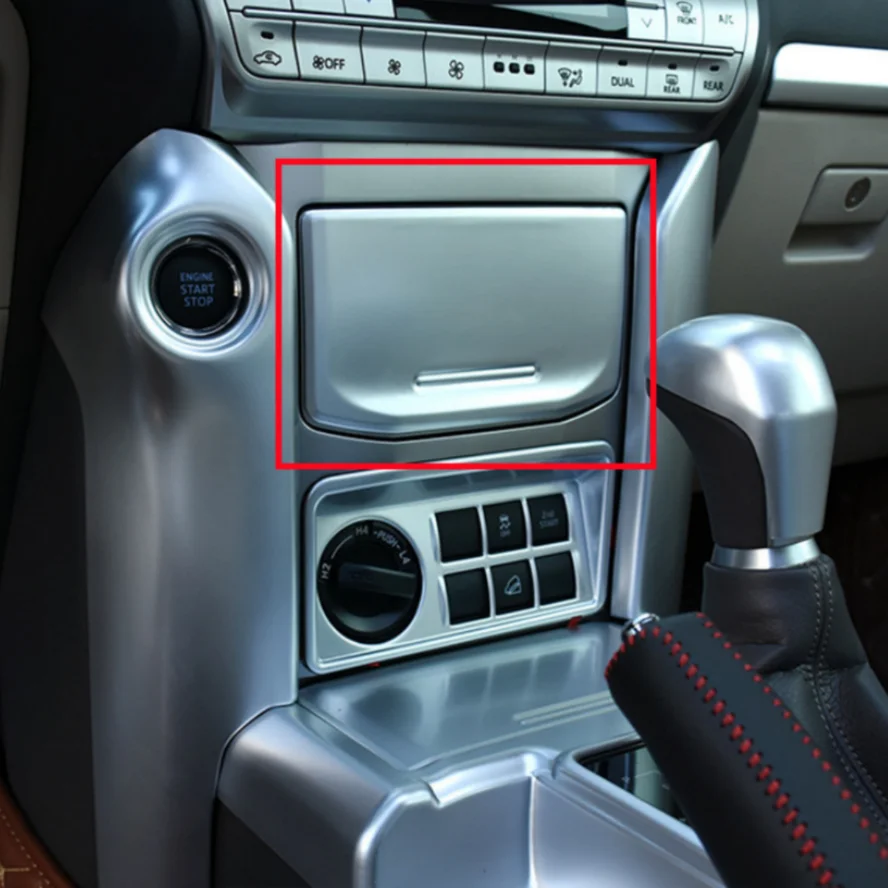 

For Toyota Land Cruiser Prado F150 2018-2020 Cab Glove Box Trim Interior Storage Cover Decoration Car Styling Accessories