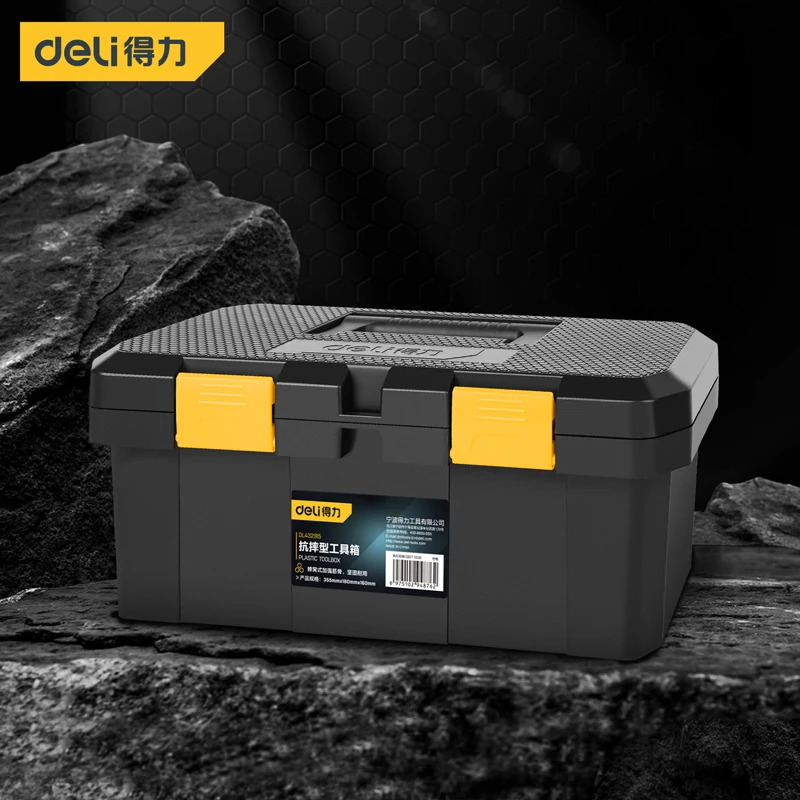 1 Pcs 12/15/18 Inch Large Capacity Tool Case Anti-theft Clasp Design Storage Boxes Multifunction Electrician Portable Tools Box