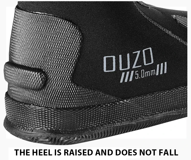 5 mm Neopren-Tauchstiefel, rutschfeste Sohle, Outdoor-Sport, Wassersport, Tauchen, Schnorcheln, Surfen, Schwimmen, Bootfahren – Detail 7