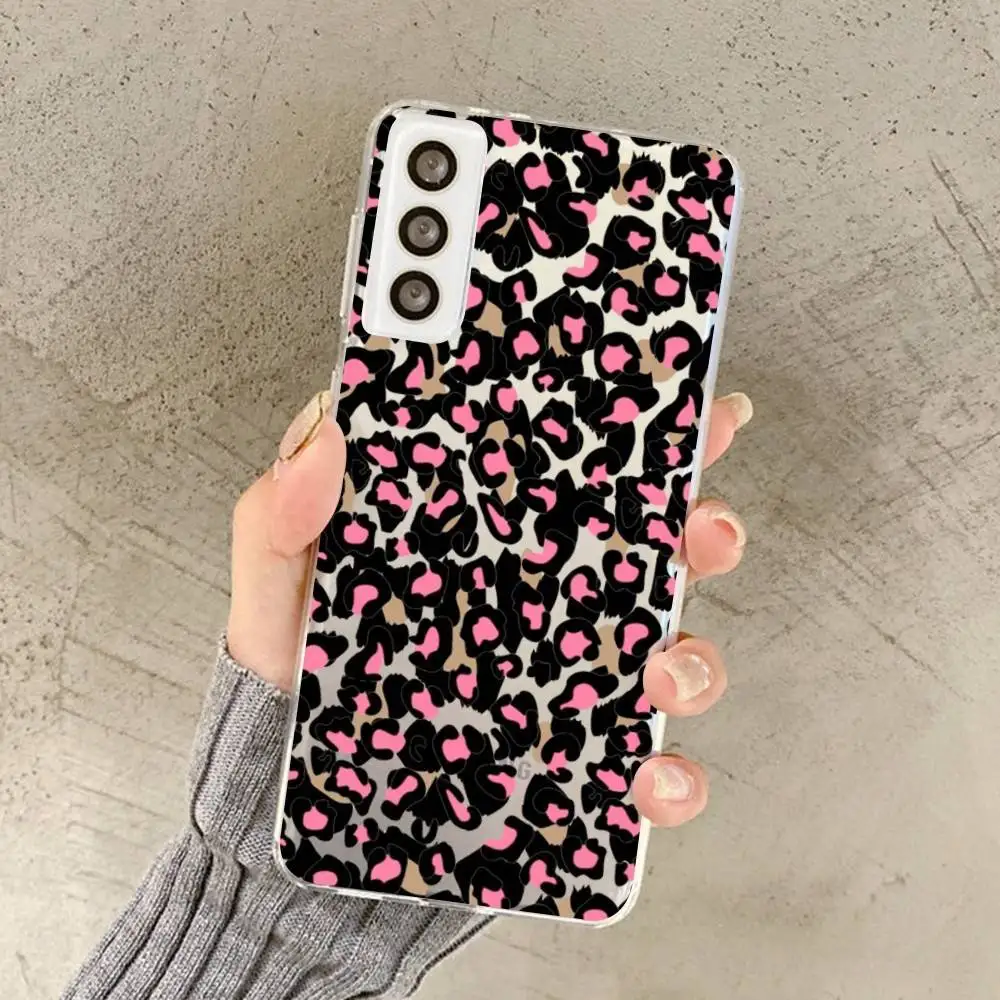الموضة الجمالية ليوبارد طباعة تصفيح جراب هاتف لسامسونج S 20 30 21 22 23 24 A 30 50 31 32 51 70 71 72 73 الترا زائد لايت #3