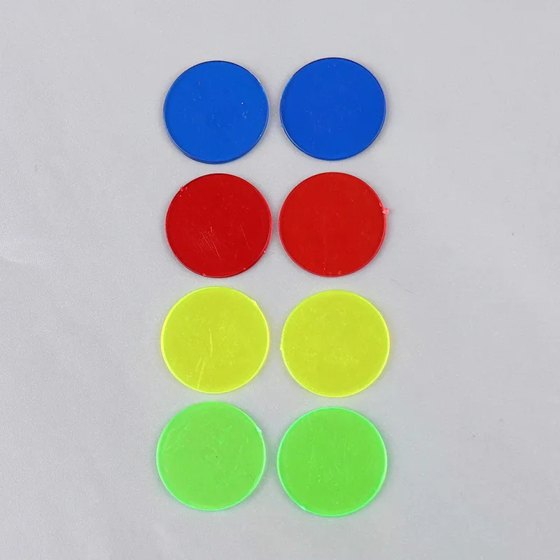 100pcs Montessori Education Math Toys Learning Resources Color Bingo Chip Supply