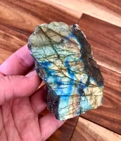 50g/100g/200g Blue Labradorite Slab,Raw stones labradorite jewelry diy,crystal Gift,Great Flash Polished Stone Slice Ideal Gift 5