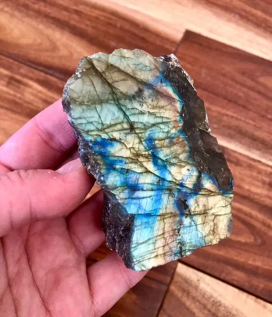 50g/100g/200g Blue Labradorite Slab,Raw stones labradorite jewelry diy,crystal Gift,Great Flash Polished Stone Slice Ideal Gift 5