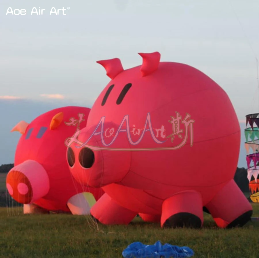 Inexpensive Cute Inflatable Piggy Bank ,Inflatable Animal Replica For Outdoor Advertising Decoration Made By Ace Air Art