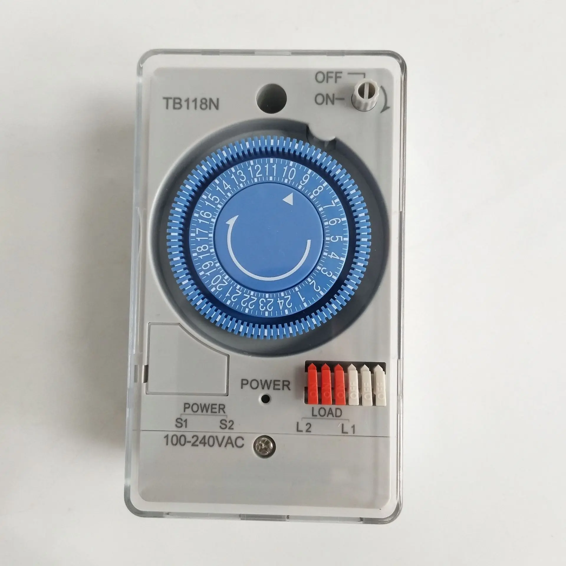 TB118N mechanical timer, minimum timing 15 minutes, time control switch 15A with battery