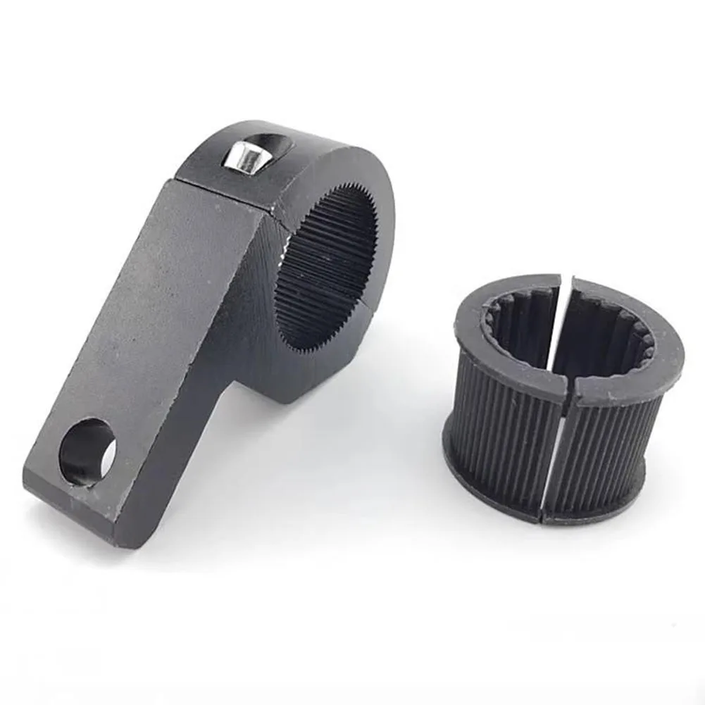 22mm-32mm Handlebar Mount Bracket Spotlight Clamp Sleek Metallic Finish Aluminum Alloy Material For Motorcycles