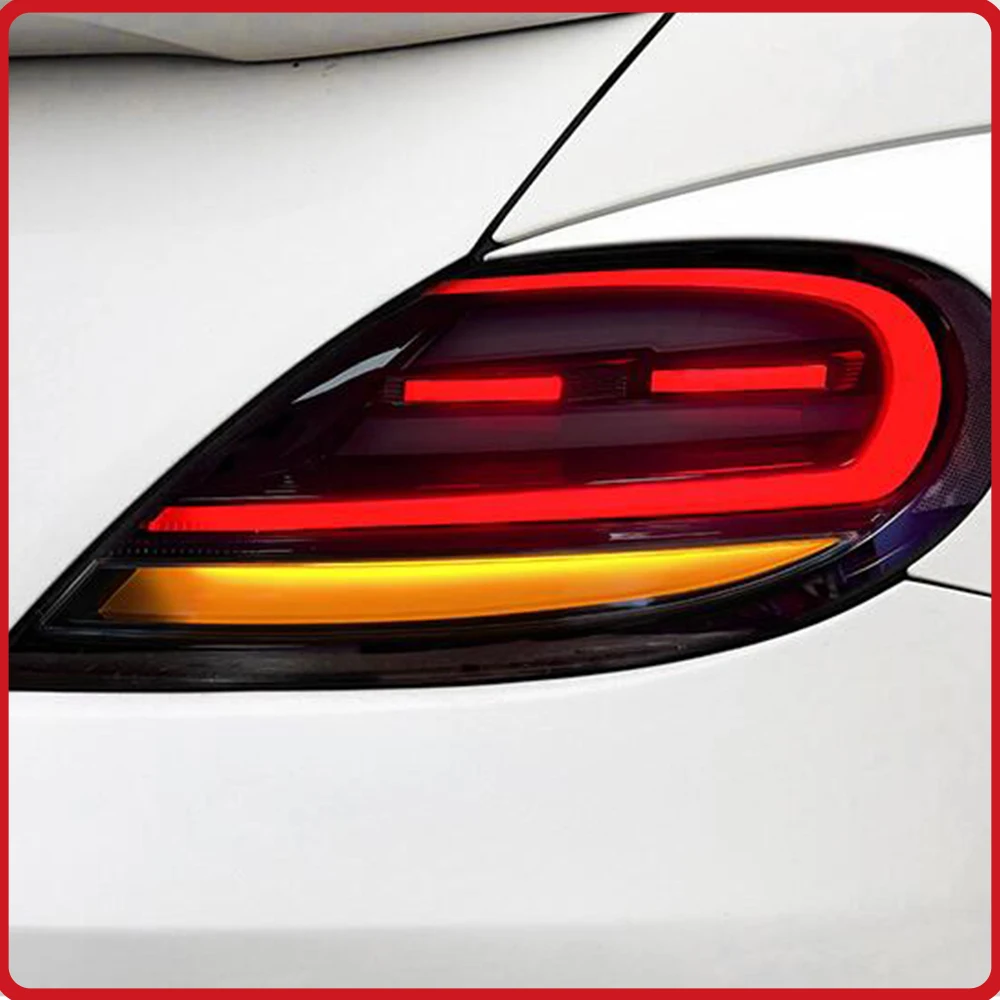 Car Taillights Assembly For VW Beetle 2013-2020 LED Auto Back Lamps Upgrade Dynamic Flashing Signal Light High Quality