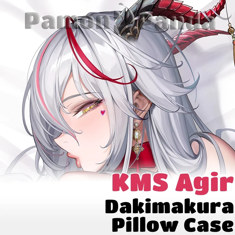 KMS Agir Dakimakura Azur Lane Game Hugging Pillow Case Full Body Pillow Cover Sexy Cushion Case Home Bedding Decor Otaku Gift