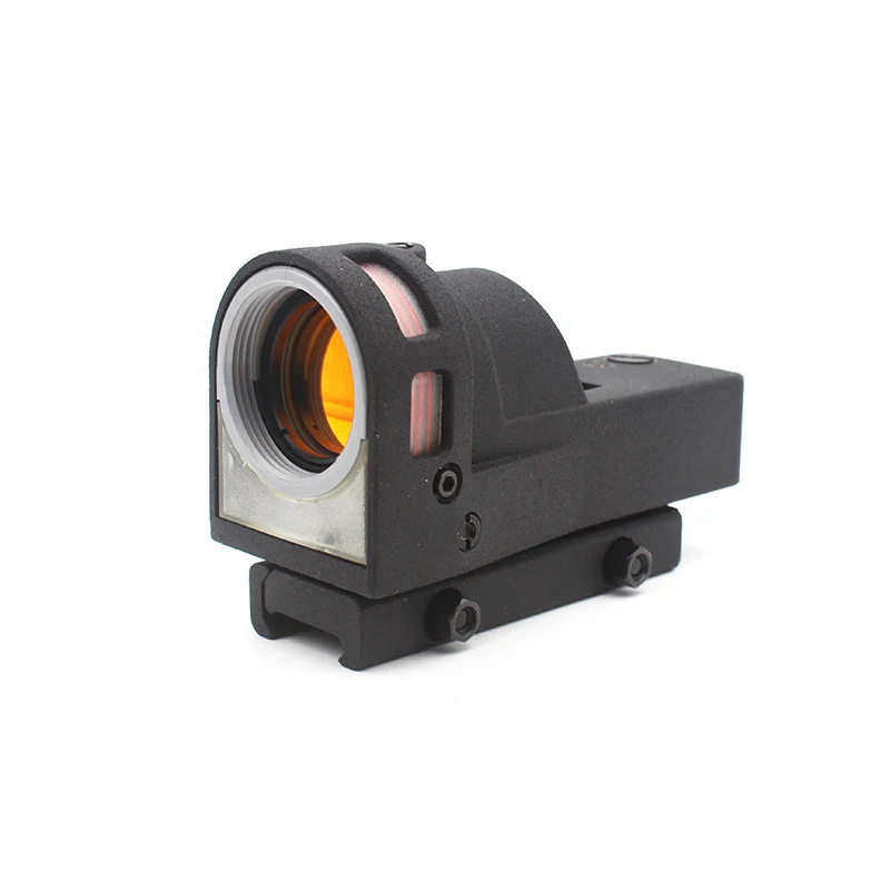 Day and Night Self Illuminated M21 1X Fiber Optics Red Dot Sight Reflex Sight with QD Mount and Killflash For Airsoft Hunting