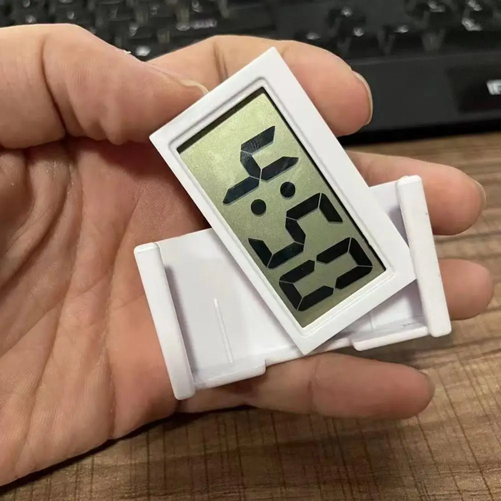 Car Electronic Clock Creative Mini Digital Clock Self-adhesive Car Dashboard Electronic Clock Household Clock For Truck Tools