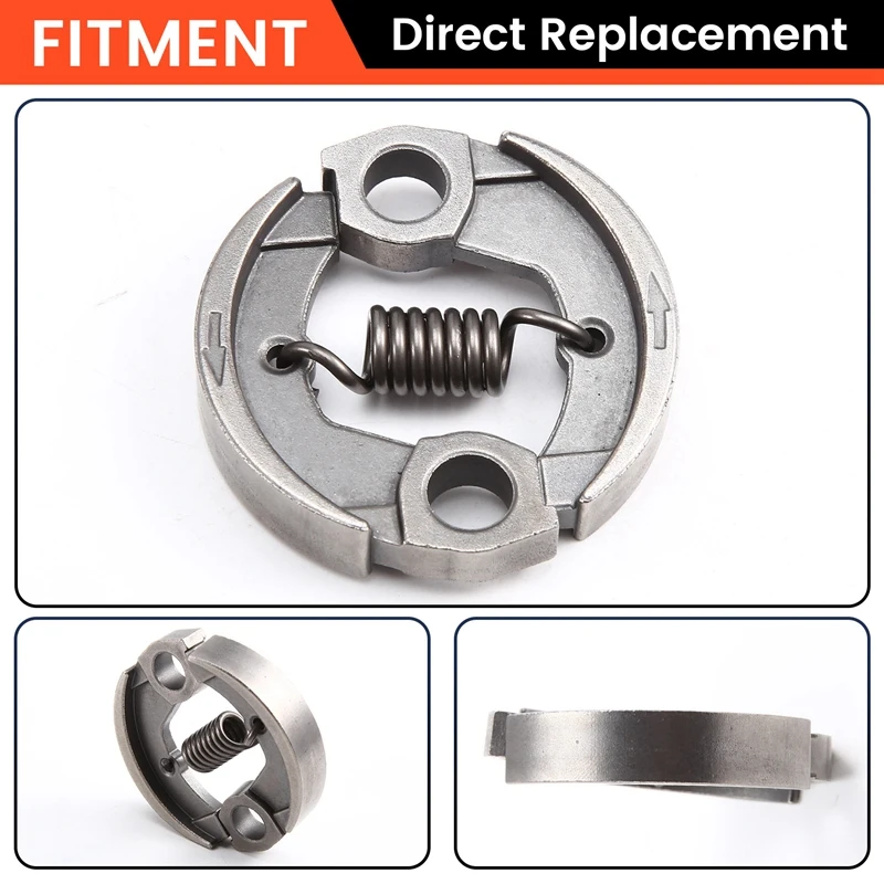 DT16 Clutch Kit for FS90 FS90R FS91 FS91R FS100 FS100R FS110 FS110R FS130 FS130R HT101 HT131 Trimmer Metal Silver