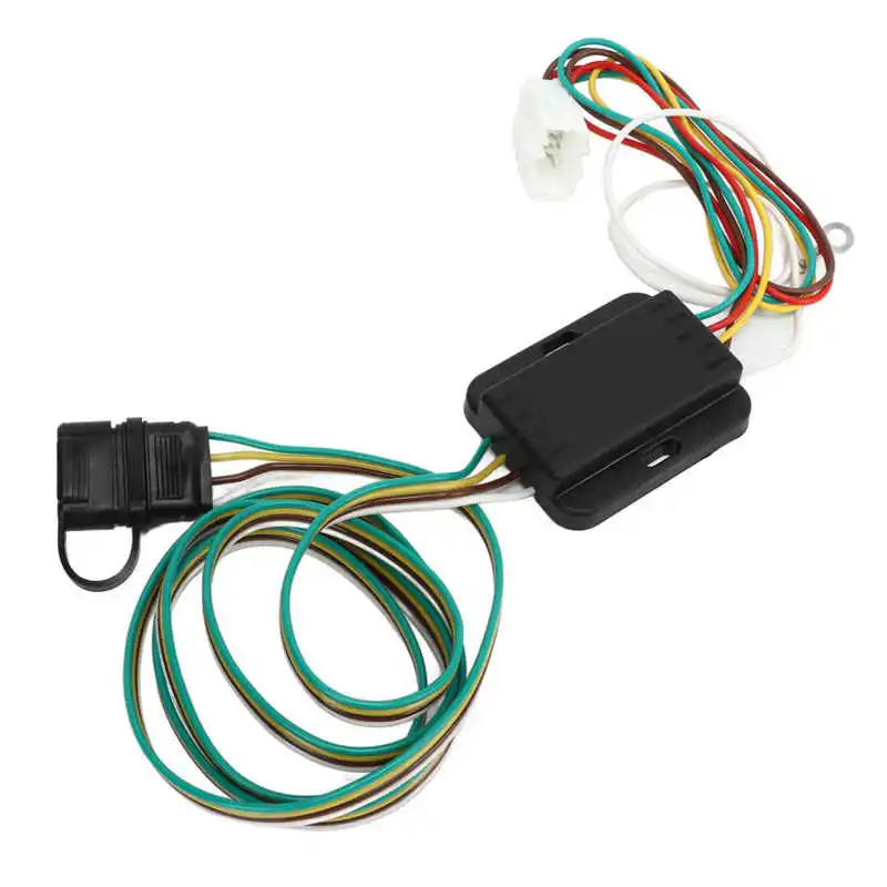 4 Pin Trailer Wiring Harness Adapter Safe Connection 55106 Wearproof Long Lasting for Honda CR-V 2007-2011