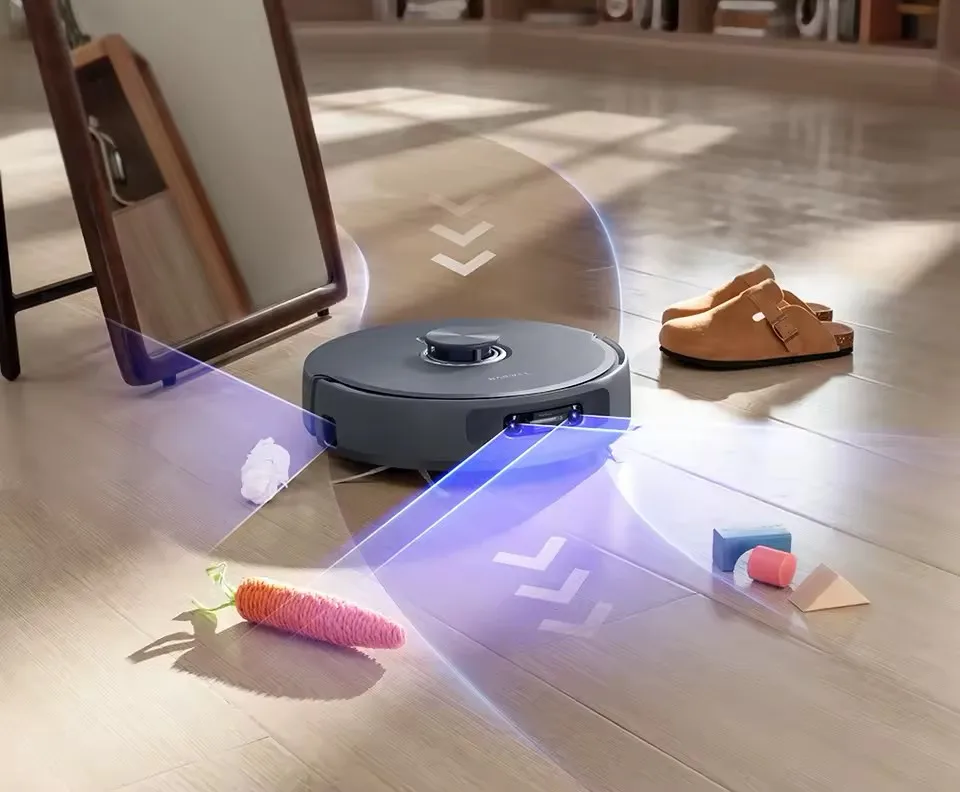 Z10 Ultra Robot Vacuum 18000Pa Suction 6400Mah Ai Vision Dirtsense Technology Tangle-Free Brush Lds Navigation