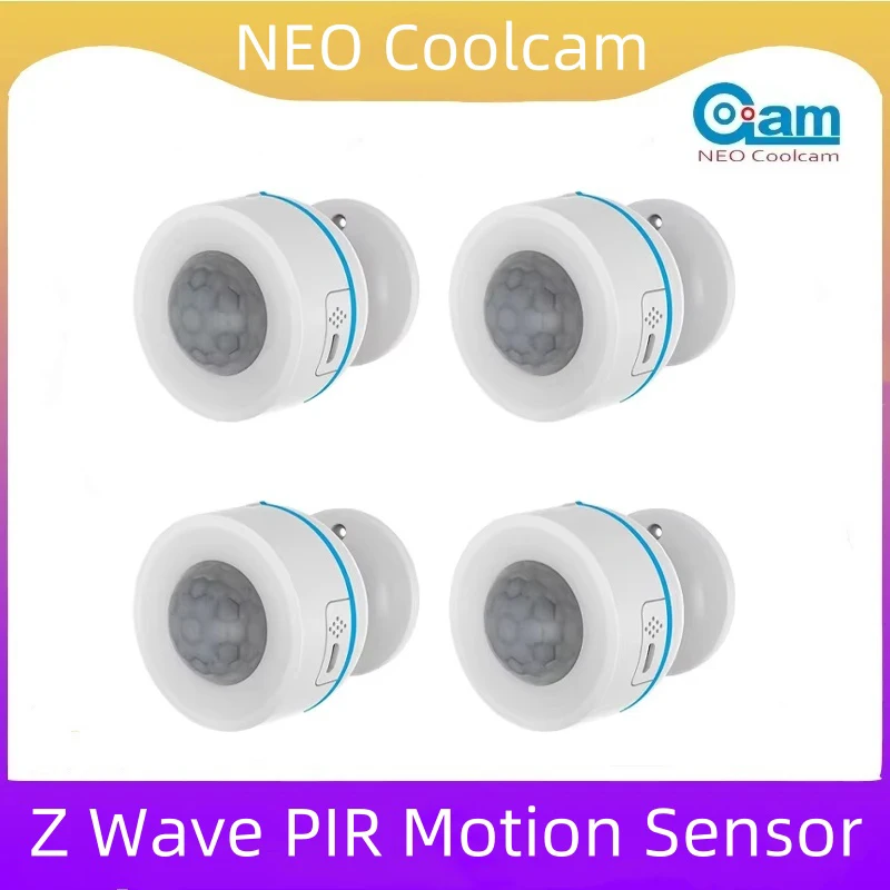 NEO Coolcam Z Wave Plus PIR Motion Detector Temperature Humidity Light Sensor USB ZWave PIR Motion Sensor Work With Smartthing