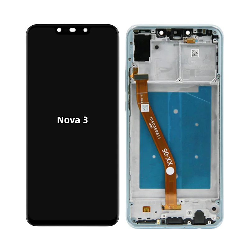 For Huawei Nova 3 LCD PAR-LX1 PAR-LX9 LCD Original With frame Mobile Phone Display Touch Screen Digitizer Assembly Replacement