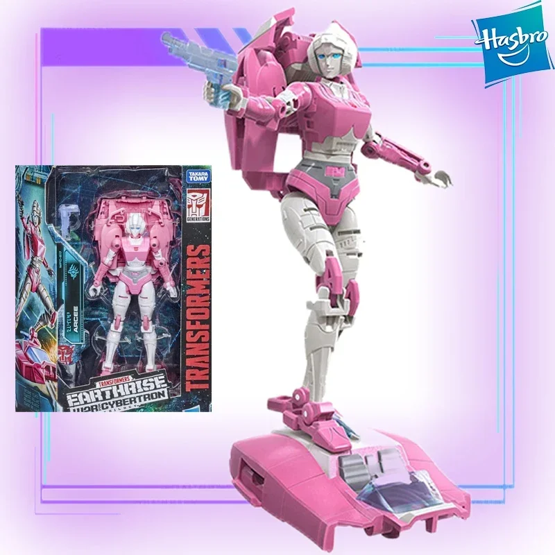 Hasbro Transformers Earthrise Airwave Arcee Model Anime Hero Action Figure Toys for Boys Kids Birthday Christmas Gift