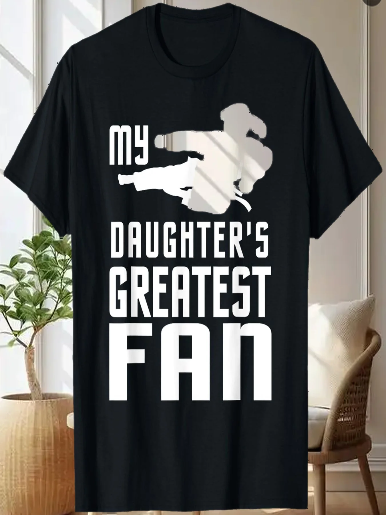 

Футболка для девочек с тхэквондо для мам и пап