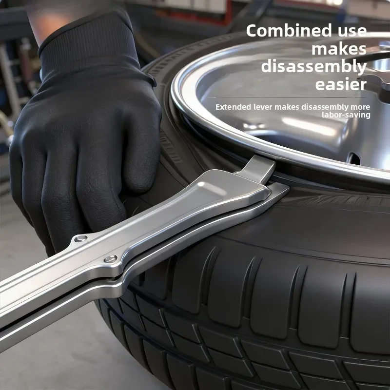 Heavy Duty Tire Lever & Pry Bar, Tire Changing Tool, Smooth Edge, Non-Damaging for Tubeless Tires