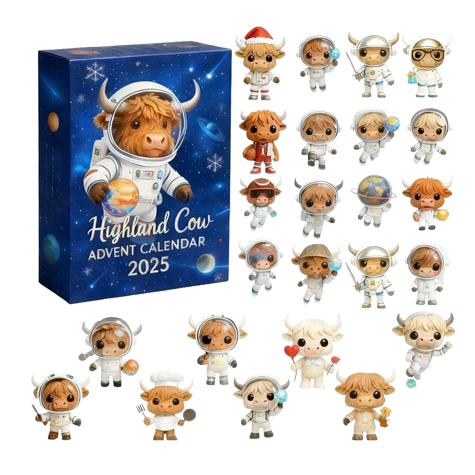 Lumières de batterie extérieures avec minuterie pour couronne, calendrier de vacances 2025, contenant 24 pendentifs en acrylique, minuterie de piscine appropriée, trippers