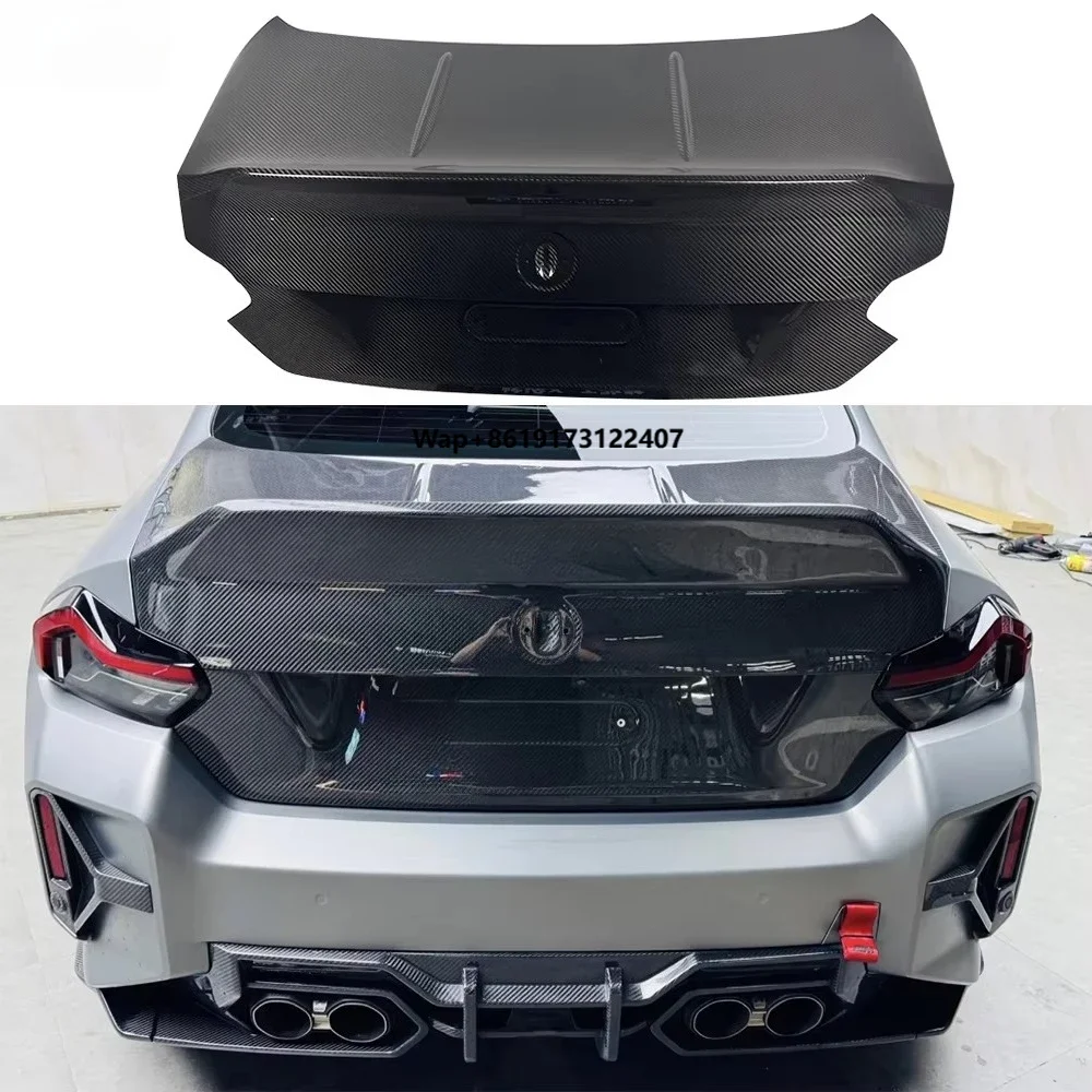 

High Quality CSL Style Dry Carbon Fiber Rear Trunk Lid for M2 G87 2 Series G42 Coupe Car Carbon Trunk Cover